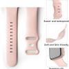 Amzhero Fitness Tracker band 16MM for D26Soft Silicone Replacement Sport Accessory Strap Wristband pink view 3