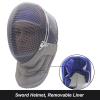 KJHY Fencing Helmet Fencing Saber Hat 350N/700N Fencing Training Equipment for Male and Female Fencers (Thickness : 350N (Dismantling), Size : Medium) view 3