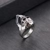 WCB1FPu Men's Hip Hop Ring Retro Domineering Skull Surgery Stainless Steel Unisex Ring (11#) view 4
