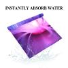 YTYVAGT Bathroom Hand Towels,Workout Towels for Gym Sweat,Yoga Mat Towel,Purple Light Lines,2-Pc view 2
