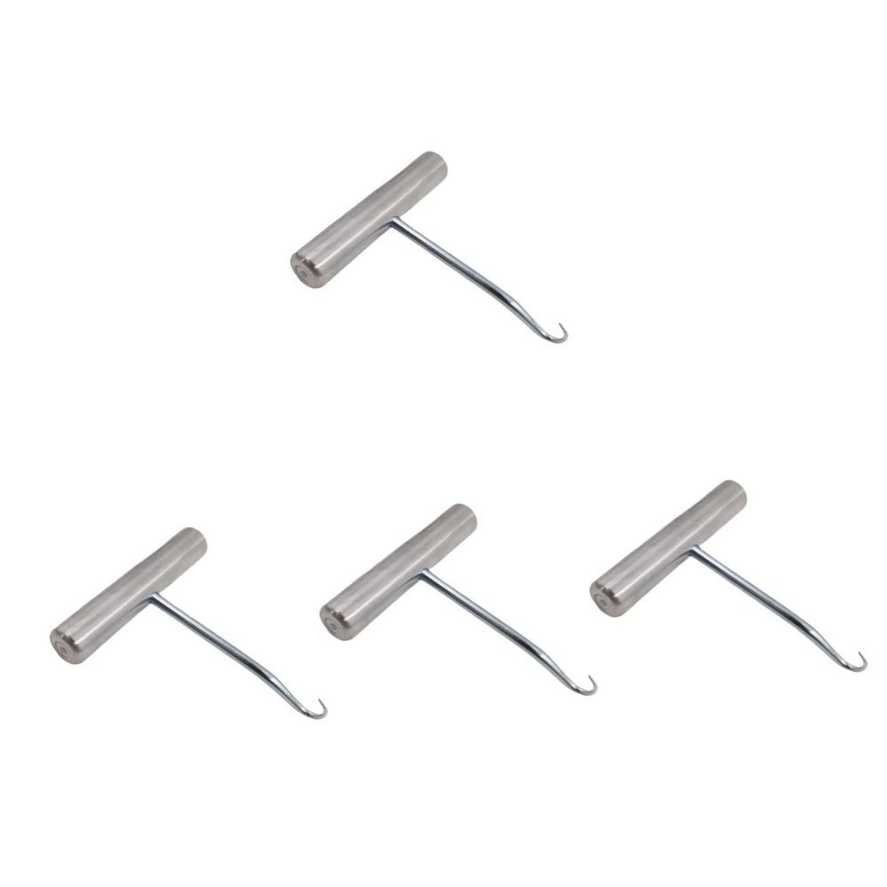 Tofficu 4pcs Portable Tennis Stringing Machine Tool Shape Design for Racket Stringing Assistance