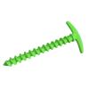 5-Pack Heavy Duty Plastic Screw Tent Pegs - Spiral Ground Anchors for Camping Sand and Outdoor Use (Green) view 1