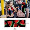 YTYVAGT Bathroom Hand Towels,Workout Towels for Gym Sweat,Yoga Mat Towel,Watermelon Black Background,2-Pc view 4
