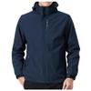 Bestgift Mountaineering jacket men and women removable padded outdoor waterproof windbreaker Tibetan blue men 3XL view 1