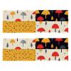 YTYVAGT Yoga Towel,Hand Towels,Microfiber Sweat Towel for Gym,Umbrella Leaf Rain Cloud,2-Pc view 1