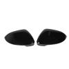 2PCS Rearview Mirror Cover Bright Black Smooth Texture Door Side Mirror Housing Fit For Mk8 2020 + view 1