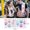 YTYVAGT Bathroom Hand Towels,Workout Towels for Gym Sweat,Yoga Mat Towel,Colorful Dog Footprints Cartoon,2-Pc view 4