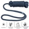PropelTech 4 Pack 1/2" x 15 Boat Dock Lines for Boat & Pontoon, Premium Marine- Grade Double Braided Nylon Dock Line, Pre-Spliced with a 12" Eyelet-Navy Blue,Boating Gifts for Men view 2