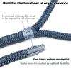 PropelTech 4 Pack 1/2" x 15 Boat Dock Lines for Boat & Pontoon, Premium Marine- Grade Double Braided Nylon Dock Line, Pre-Spliced with a 12" Eyelet-Navy Blue,Boating Gifts for Men view 4