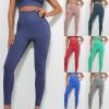 Woman Leggings Ladies Tall No Seam Buttery Soft Yoga Leggins Stretch High Rise Running Fitness Tummy Contro1 Pants Athletic Dark Gray view 2