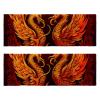 YTYVAGT Bathroom Hand Towels,Workout Towels for Gym Sweat,Yoga Mat Towel,Chinese Dragon and Phoenix,2-Pc view 1