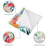 YTYVAGT Bathroom Hand Towels,Workout Towels for Gym Sweat,Yoga Mat Towel,Colorful Flower Tropical Flamingo,2-Pc view 3