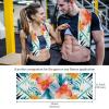 YTYVAGT Bathroom Hand Towels,Workout Towels for Gym Sweat,Yoga Mat Towel,Colorful Flower Tropical Flamingo,2-Pc view 4