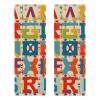 YTYVAGT Bathroom Hand Towels,Workout Towels for Gym Sweat,Yoga Mat Towel,Alphabet Number Puzzle Pattern,2-Pc view 1