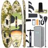 ZLX 11'6" Extra Wide Inflatable Stand Up Paddle Board SUP | Stable Non-Slip Deck Pad, Unique Fin System and Premium iSUP Accessories - Portable Backpack & Upgraded Pump for Adults, All Skill Levels view 1