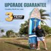 ZLX 11'6" Extra Wide Inflatable Stand Up Paddle Board SUP | Stable Non-Slip Deck Pad, Unique Fin System and Premium iSUP Accessories - Portable Backpack & Upgraded Pump for Adults, All Skill Levels view 2