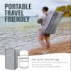 ZLX 11'6" Extra Wide Inflatable Stand Up Paddle Board SUP | Stable Non-Slip Deck Pad, Unique Fin System and Premium iSUP Accessories - Portable Backpack & Upgraded Pump for Adults, All Skill Levels view 4