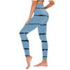 asntrgd Women's Yoga Leggings Tall Seamless Butt Lifting Yoga Pants Stretchy High Waist Active Activewear Plus Size Legging Sky Blue view 3