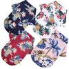 1Pcs Pet Shirts Hawaiian Pet Dog Polo T-Shirts Hawaiian Pet Clothes Beach Coconut Tree Print Pet Summer Shirt (3XL,Red) view 2
