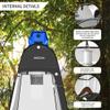 AKOZLIN Portable Pop Up Shower Tent Instant Privacy Dressing Changing Outdoor Shower Room Camp Toilet Tent 74.8" High, Black view 3