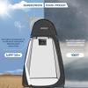 AKOZLIN Portable Pop Up Shower Tent Instant Privacy Dressing Changing Outdoor Shower Room Camp Toilet Tent 74.8" High, Black view 4