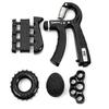 coonitac counting grip trainer forearm strength trainer hand grip trainer set - 5 piece set adjustable resistance (5-piece set) view 1