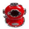 NineFit Basics Antique Red Diving Helmet UK Navy Mark IV Morse Boston Deep Marine Divers Helmet, As shown in image view 1