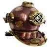 NineFit Basics Antique Vintage Scuba Diving Helmet US Navy Mark V Deep Sea Boston Marine Divers, As shown in image view 1