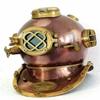 NineFit Basics Antique Vintage Scuba Diving Helmet US Navy Mark V Deep Sea Boston Marine Divers, As shown in image view 2