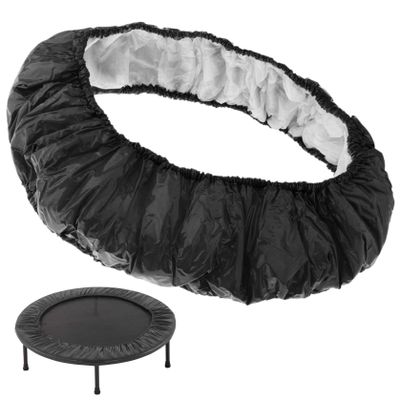 CNAFGBGG 1PC Mini Trampoline Spring Cover for Kids 36in 6 Hole Protective Round Oxford Cloth Tear Resistant Trampoline Pad Replacement, Black