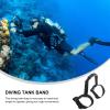 Yardwe Diving Oxygen Cylinder Strap Scuba Tank Band with Elastic Handle Lightweight Air Tank Carrying Strap for Water Sports and Outdoor Diving view 2