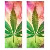 YTYVAGT Bathroom Hand Towels,Workout Towels for Gym Sweat,Yoga Mat Towel,Vintage Plant Purple Leaves,2-Pc view 1