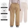 iCreek Women's Rain Pants Waterproof Hiking Pants Windproof Lightweight Over Pants Work Rain Outdoor for Golf, Fishing (Khaki, Medium/33 Inseam) view 2