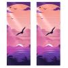 YTYVAGT Bathroom Hand Towels,Workout Towels for Gym Sweat,Yoga Mat Towel,Purple Palm Tree Sunset,2-Pc view 1