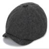 Kids Vintage Newsboy Cap Beret-Cabbie-Hat-Pageboy-Caps Tweed Flat Driver Hat for Boys Girls 4-9 Years Navy Blue view 3