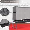 HDYZJQ Training Grounds Table Tennis Ball Catch Net Collector, Professional Table Tennis Ball Catch Net, Moveable Ping Pong Table Net, Ping Pong Catch Net for Any Table 72 to 82 Inch(Black2) view 3