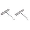 Tofficu 2pcs Tennis and Badminton Racket Stringing Puller Tool Portable Stringing Hook for Accurate Tension and Easy Essential Accessory view 1