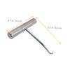 Tofficu 2pcs Tennis and Badminton Racket Stringing Puller Tool Portable Stringing Hook for Accurate Tension and Easy Essential Accessory view 3