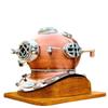 NineFit Basics Rare Antique Diving Divers Helmet Mark Vintage Navy Sea Deep Scuba Helmet W/Base, As shown in image view 1