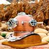 NineFit Basics Rare Antique Diving Divers Helmet Mark Vintage Navy Sea Deep Scuba Helmet W/Base, As shown in image view 2