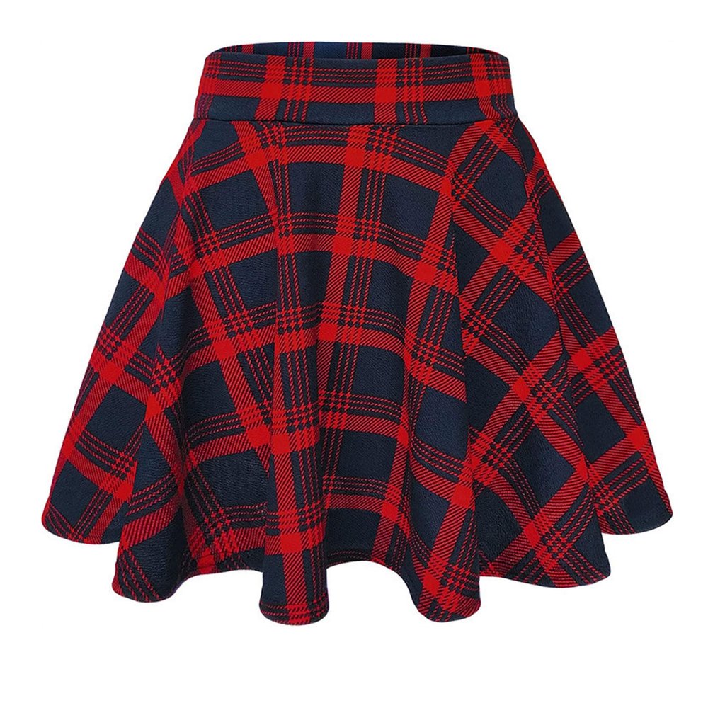 Bestgift Athletic Skirt Women Speed Running Tennis Skirt Pants Women Red 2 L