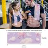 YTYVAGT Bathroom Hand Towels,Workout Towels for Gym Sweat,Yoga Mat Towel,Color Striped Rainbow Sheep,2-Pc view 4