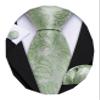 Barry.Wang Men Ties Paisley Woven Silk Necktie Set with Pocket Suqare Cufflinks Formal view 1