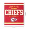 FOCO Kansas City Chiefs NFL Team Property of Sherpa Fleece Blanket & NFL Kansas City Chiefs Neck Gaiter, One Size, Big Logo view 3