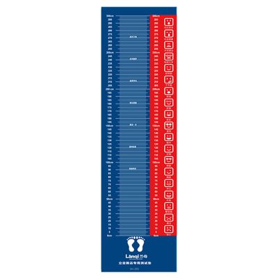 TREGOO Red and Blue Standing Long Jump Exercise Mats, Pvc Jump Rope Mats for Indoor Outdoor Gym Home, Physical Training Board for Tiles Marble Carpeted, 78634