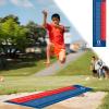 TREGOO Red and Blue Standing Long Jump Exercise Mats, Pvc Jump Rope Mats for Indoor Outdoor Gym Home, Physical Training Board for Tiles Marble Carpeted, 78634 view 2