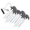 BESPORTBLE 1set Heavy Duty Tent Stakes for Camping Tents Canopies and Tarps Pegs for Secure Ground Fixation Easy to Use and Pull for Outdoor Activities view 1