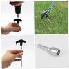 BESPORTBLE 1set Heavy Duty Tent Stakes for Camping Tents Canopies and Tarps Pegs for Secure Ground Fixation Easy to Use and Pull for Outdoor Activities view 4