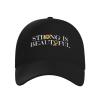 ADTEMP Pain Syndrome CRPS Awarenblack Outdoor Curved Brim Baseball Hat Sandwich Hat with Buckle Casual Mesh Hat view 2