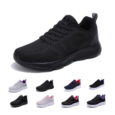 2024 Women's Air Cushion Sneakers, Non Slip Walking Sneakers Running Shoes for Women, Women Orthopedic Sneakers (E-Black, Adult, Women, 5, Numeric, US Footwear Size System, Medium)